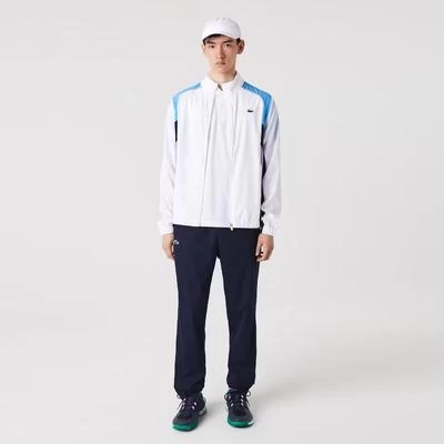 Lacoste Mens Sport Colour-Block Tracksuit - Blue/Green