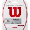 Wilson Synthetic Gut Power 16 (1.30mm) Tennis String Set - Red