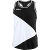 Wilson Girls Team II Tank - Black/White -Ball Game Paradise WRA796901 A