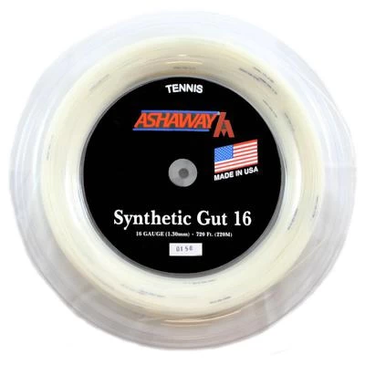 Ashaway Synthetic Gut 16 (1.30mm) 220m String Reel - Natural 3 Ashaway Synthetic Gut 16 (1.30mm) 220m String Reel - Natural