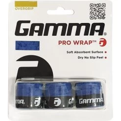 Gamma Pro Wrap Overgrips (Pack Of 3) - Blue