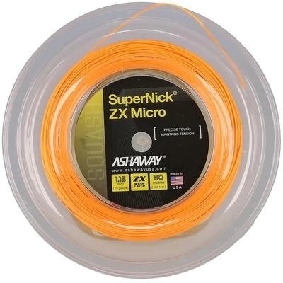 Ashaway SuperNick ZX Micro 110m Squash String Reel - Orange 3 Ashaway SuperNick ZX Micro 110m Squash String Reel - Orange