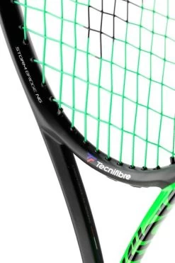 Tecnifibre Suprem 125 CurV Squash Racket -Ball Game Paradise suprem detail storm bridge