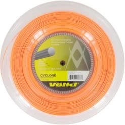 Volkl Cyclone 16 (1.30mm) 200m Tennis String Reel - Orange