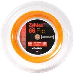 Ashaway Zymax 66 Fire 200m Badminton String Reel - Orange